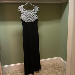 Black gown. Beautiful